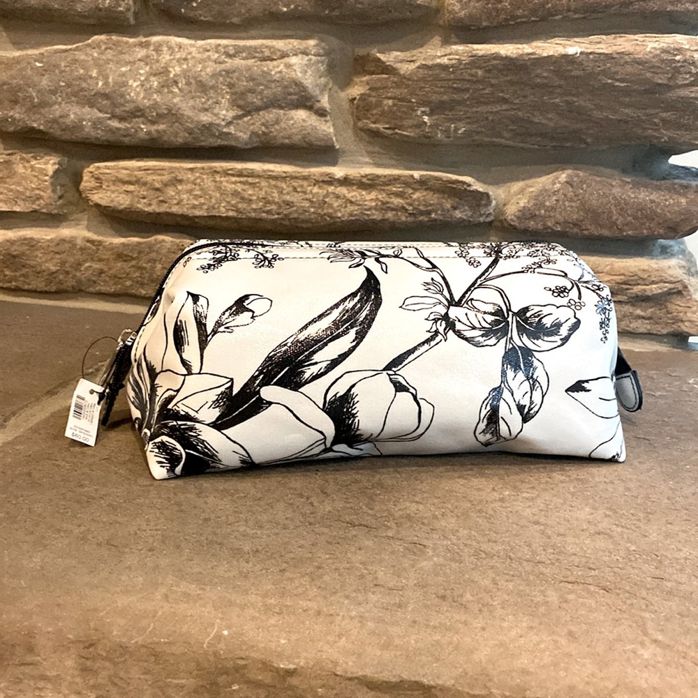 White House Black Market Floral Travel Bag